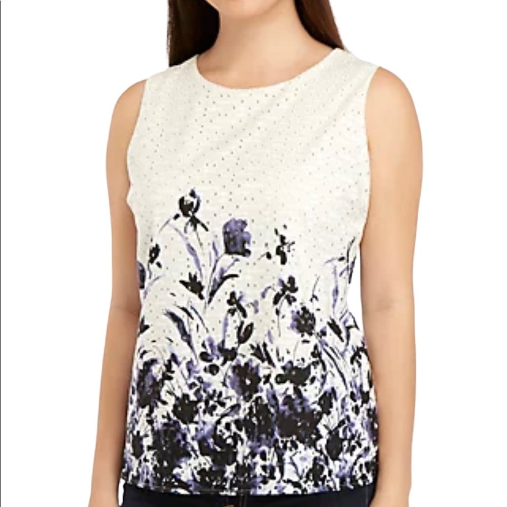 Tommy Hilfiger Eyelet Cotton Blouse